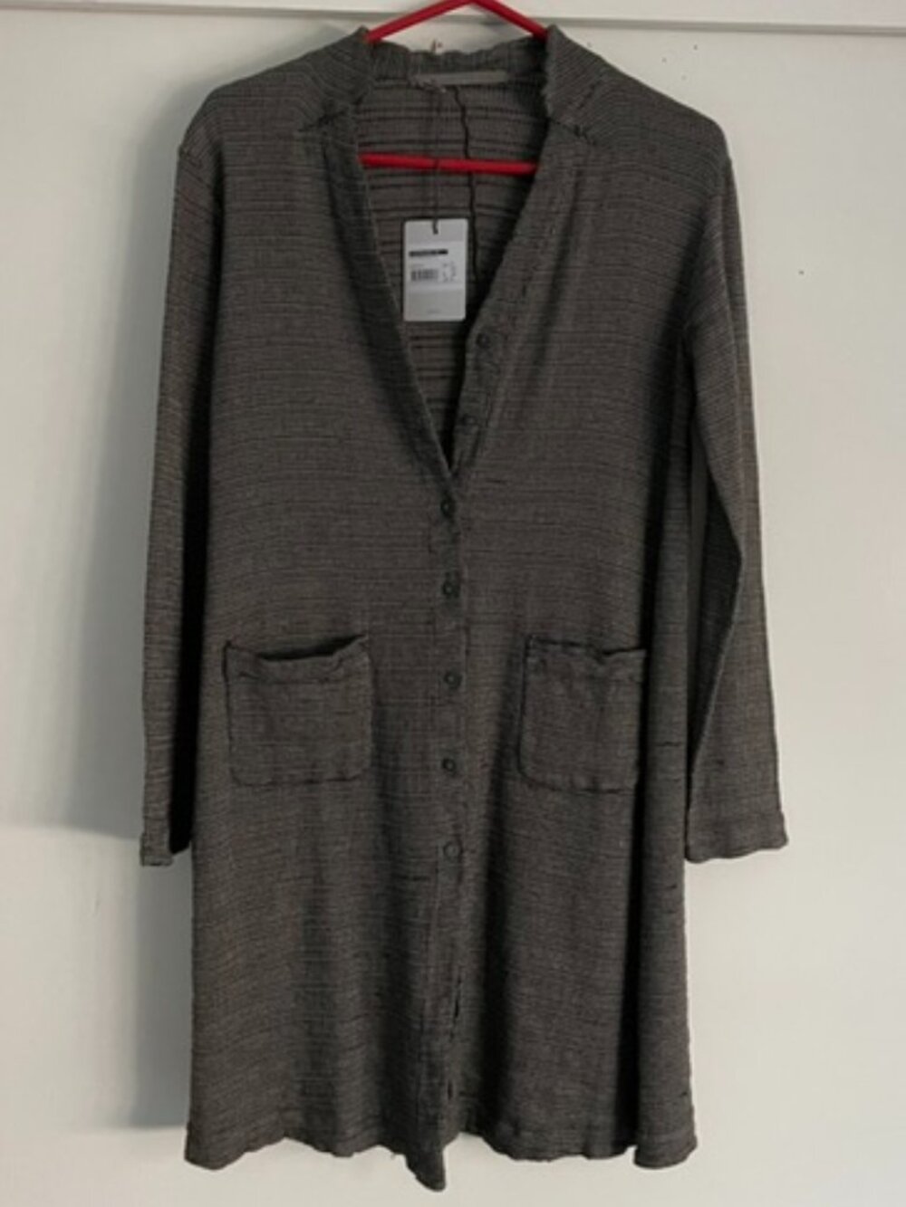 NWT Transit Jacket Lightweight Linen Cotton Button Up Pockets Size 2 Small $299